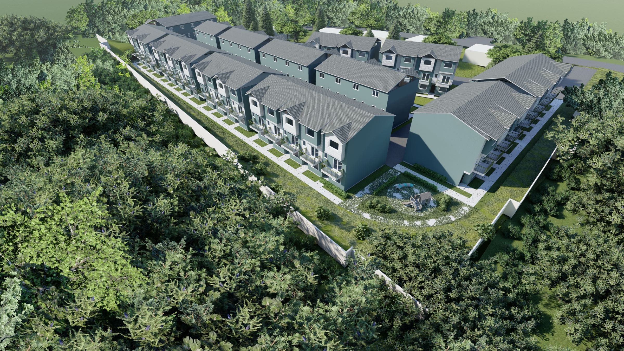 New Townhomes in Tacoma's North End — townhome community